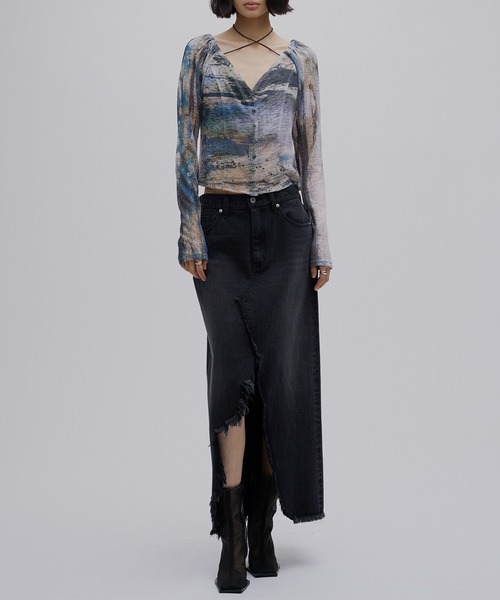 AMERI MARY PAINTING TEE アメリ Ameri（アメリ）の「AMERI×THE MET THE ARTIST´S MOTHER TEE（Tシャツ