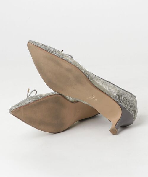 「LE TALON」 パンプス 23cm グリーン レディース_画像3