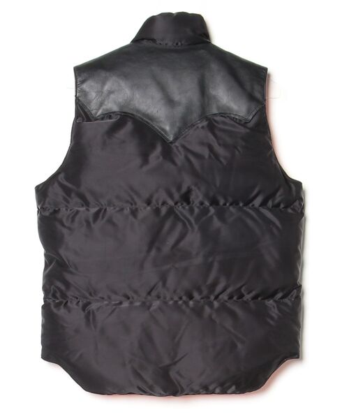 「Rocky Mountain FeatherBed」 ダウンベスト「BEAMS×PORTERコラボ」 38 ブラック メンズ_画像2
