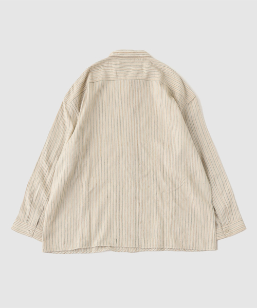 SEEALL シャツ SEEALL / シーオール REGULAR COLLAR SHIRTS STRIPE