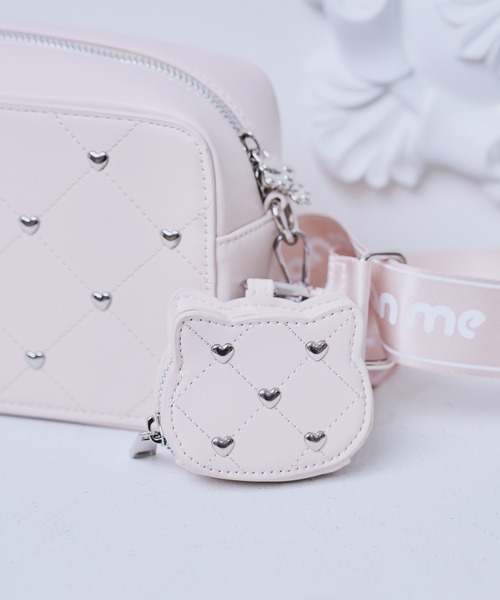 nyanMe キルティング ショルダーバッグ バッグ ねこちゃんしょるだー