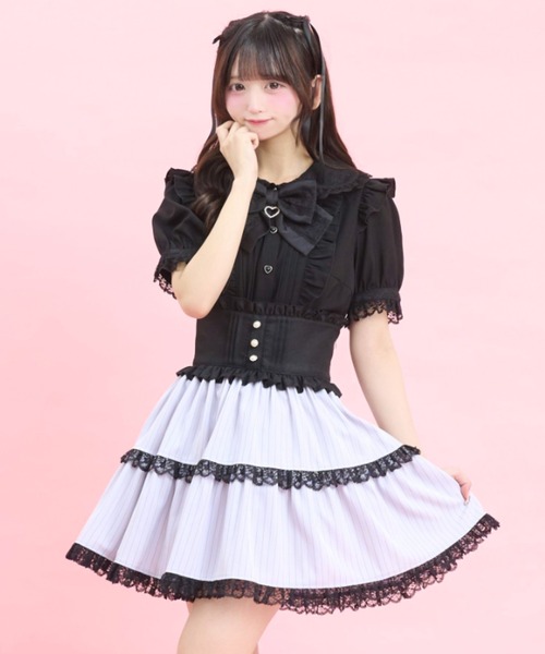 Secret Honey（シークレットハニー） スカート 夏 コルセット風レース