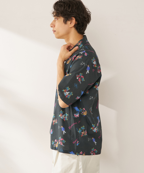 B.C STOCK（ベーセーストック） シャツ CRH COOLMAX アロハシャツ