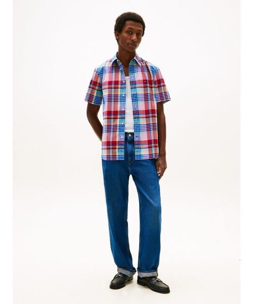 TOMMY HILFIGER(トミー・ヒルフィガー) tシャツ マルチチェック TOMMY HILFIGER(トミー・ヒルフィガー) tシャツ マルチチェック