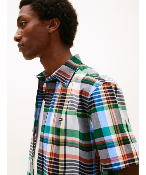 TOMMY HILFIGER(トミー・ヒルフィガー) tシャツ マルチチェック TOMMY HILFIGER(トミー・ヒルフィガー) tシャツ マルチチェック