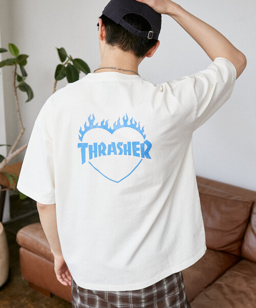 FREAK'S STORE（フリークスストア） tシャツ THRASHER × PUBLUX