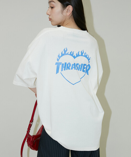 FREAK'S STORE（フリークスストア） tシャツ THRASHER × PUBLUX