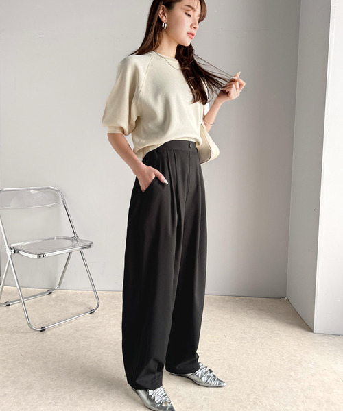 「classicalelf」 スラックス SMALL ブラック レディース_画像2