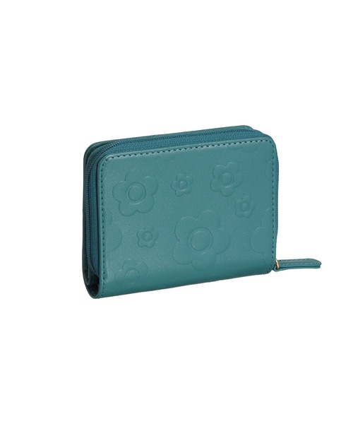 新品未使用品♡MARY QUANT ミントグリーン 二つ折り財布♡定価約2万牛革 マリークワント 財布（レディース二つ折り財布）｜財布 | ファッション