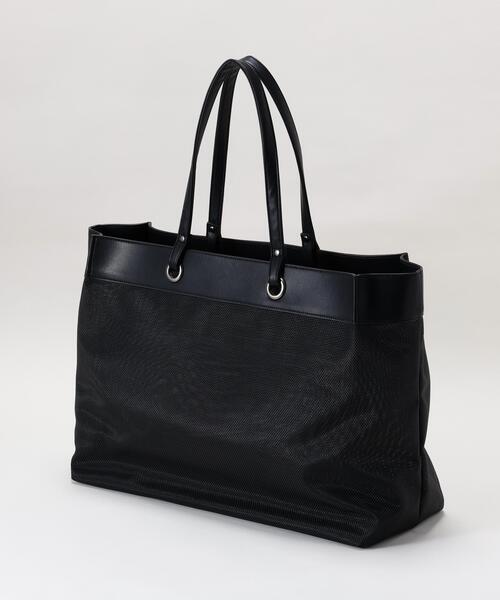 St ANDREWS ブラックトートバッグ　美品 St ANDREWS トートバッグ 「St ANDREWS」メッシュトートバッグ (UNISEX
