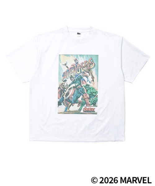 tシャツ 「MARVEL」 Tシャツ 半袖 メンズ 大きいサイズ ロゴプリント