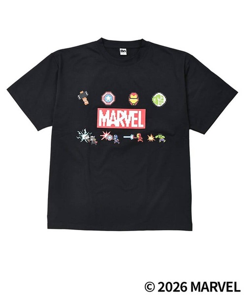 tシャツ 「MARVEL」 Tシャツ 半袖 メンズ 大きいサイズ ロゴプリント