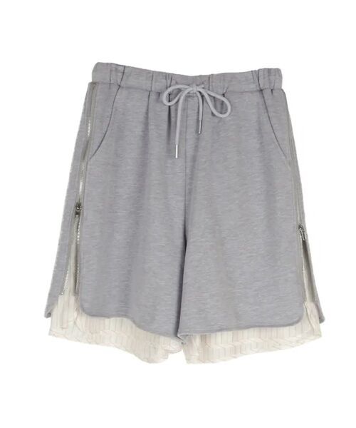 ハーフパンツ パンツ 短パン LAYERED FRENCH TERRY HALF PANTS