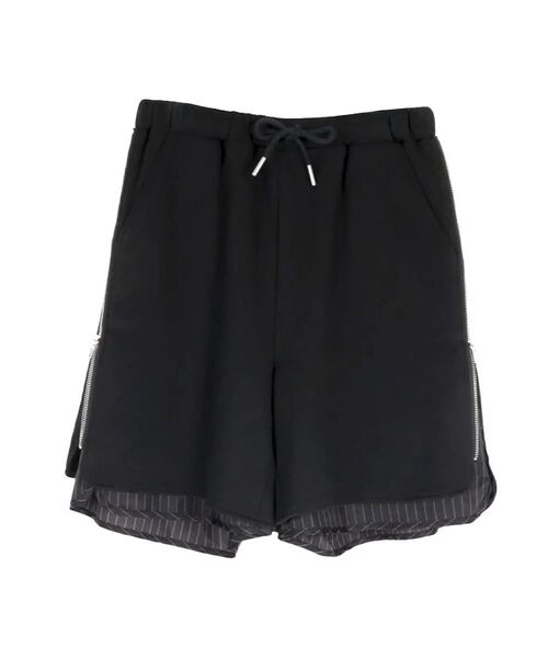 ハーフパンツ パンツ 短パン LAYERED FRENCH TERRY HALF PANTS