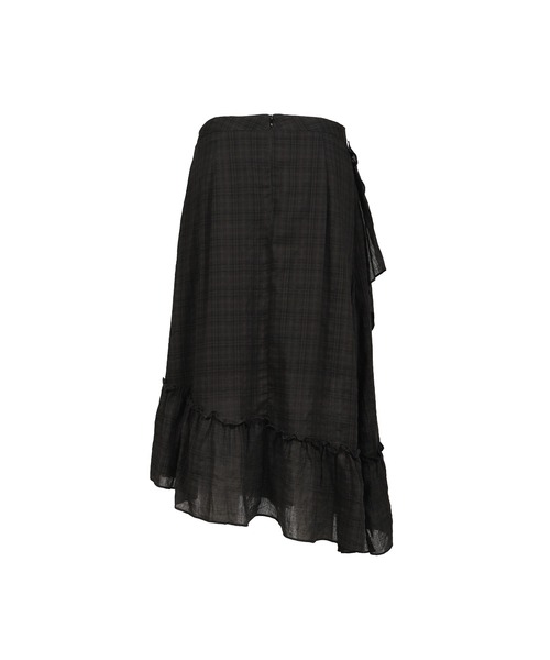 スカート DRAPED FRILL STRAP SKIRTの画像