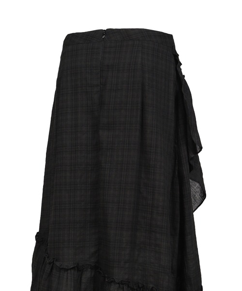 スカート DRAPED FRILL STRAP SKIRTの画像