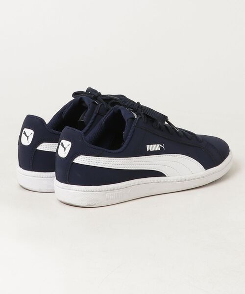 「PUMA」 ローカットスニーカー 24.5cm ネイビー×ホワイト メンズ_画像2