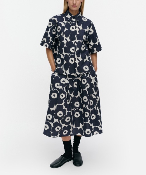 marimekko マリメッコ/ Alustus Unikko ブラウス　38 marimekko（マリメッコ） ブラウス シャツ 「ASIA EXCLUSIVE」Ae