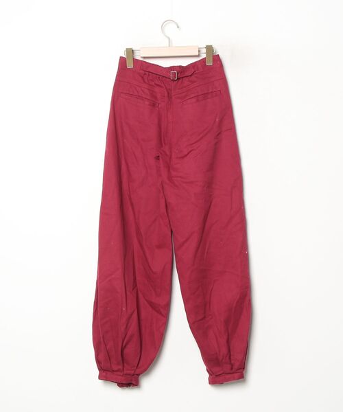 「PAMEO POSE」 デニムパンツ SMALL レッド レディース_画像2