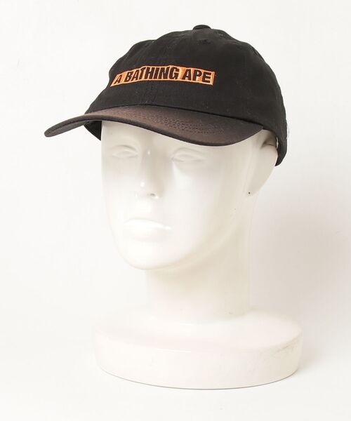 A BATHING APE（アベイシングエイプ） キャップ FREE ブラック メンズ