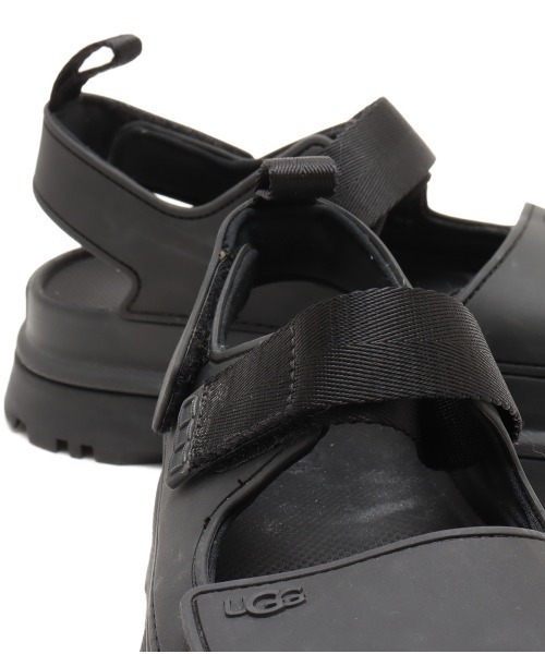 「UGG」 フラットサンダル 24.0cm ブラック レディース