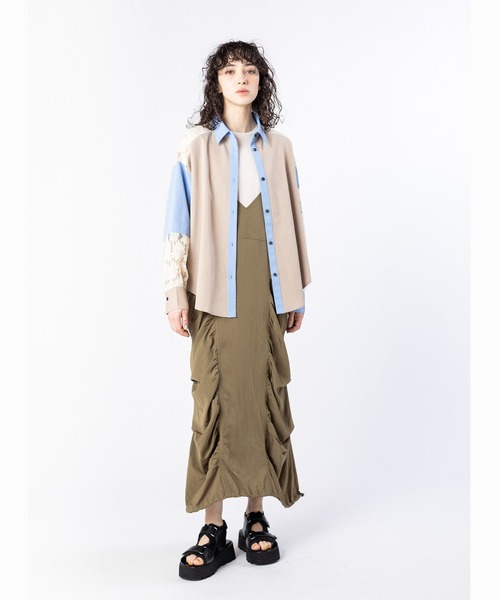 「OSMOSIS」 長袖シャツ ONE SIZE ブルー レディース_画像8