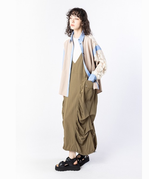 「OSMOSIS」 長袖シャツ ONE SIZE ブルー レディース_画像9