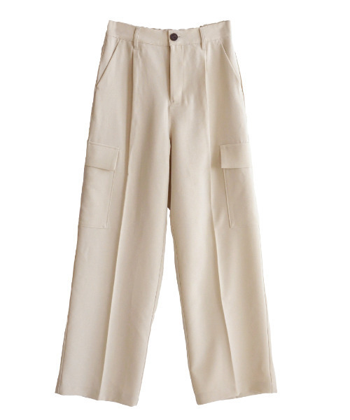 「e-zakkamania stores」 「Gleam」スラックス フリー ベージュ レディース_画像2