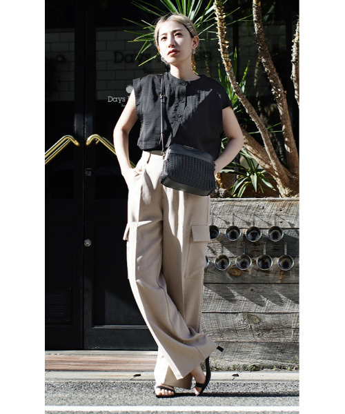 「e-zakkamania stores」 「Gleam」スラックス フリー ベージュ レディース_画像5