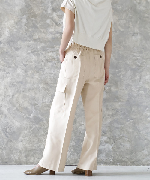 「e-zakkamania stores」 「Gleam」スラックス フリー ベージュ レディース_画像6
