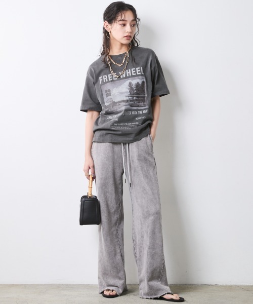 「CHIC STYLE」 半袖Tシャツ M オフホワイト レディース_画像8