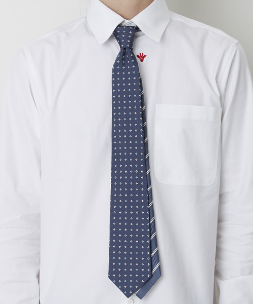 giraffe（ジラフ） ネクタイ リバーシブルレジメンタルフローレット