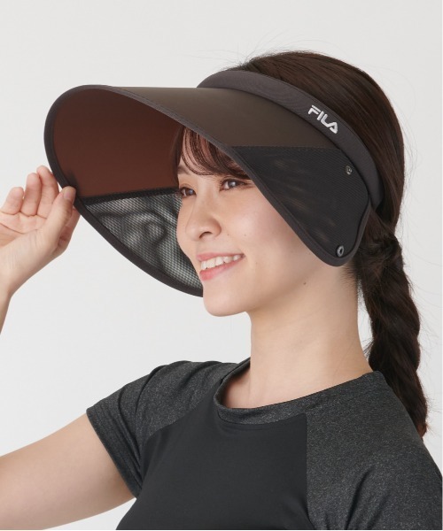 FILA サンバイザー SIDEUP VISOR レディース : ZOZOTOWN Yahoo
