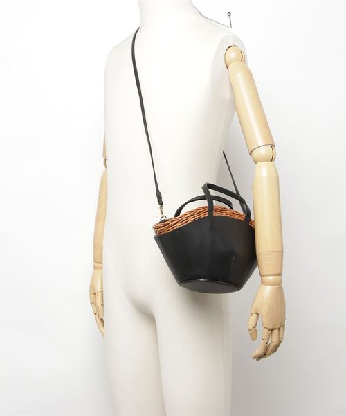 The Bagmati バグマティ 2way かごバッグ　ショルダー　レザー The Bagmati ショルダーバッグ バッグ BAGMATI LEATHER
