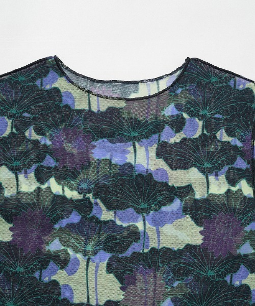 grapevine by k3 tシャツ FLORAL STRECH TULL H/S TOP