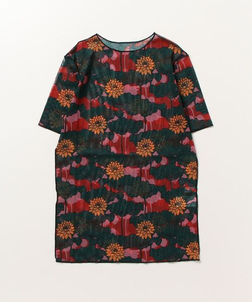 tシャツ FLORAL STRECH TULL H/S TOP レディース grapevine by k3 tシャツ FLORAL STRECH TULL H/S TOP