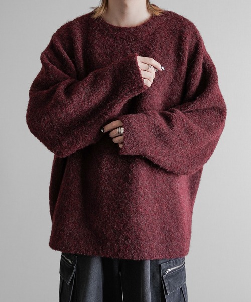 KUUUPY セーター ニット Wool Mix Shaggy Knit Pullover
