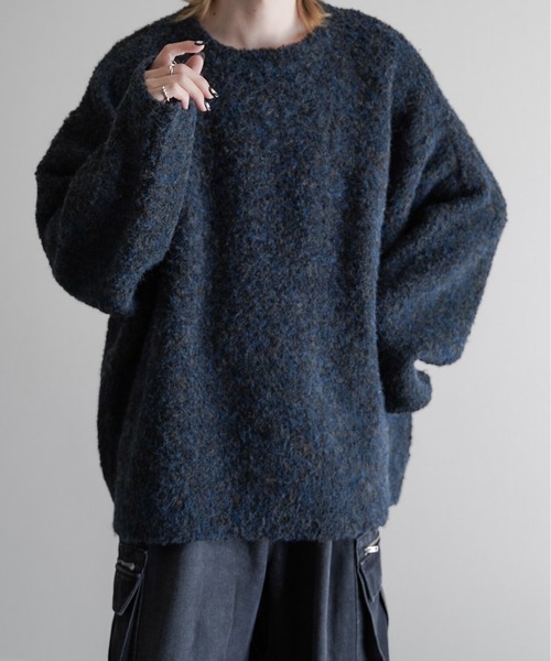 KUUUPY セーター ニット Wool Mix Shaggy Knit Pullover