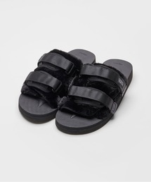 【関税込み】Suicoke ブラック RAY-ab サンダル Suicoke: ブラック RAY-ab サンダル | SSENSE 日本