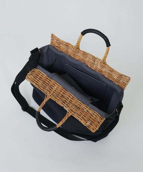かごバッグ 2way florist かごバッグ カゴバッグ 2WAY カゴ編みレザーライクワン