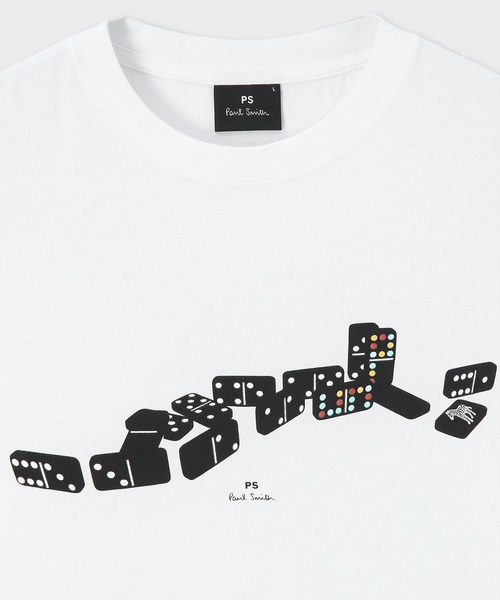 PS Paul Smith tシャツ Dominos Zebra” プリント半袖Tシャツ