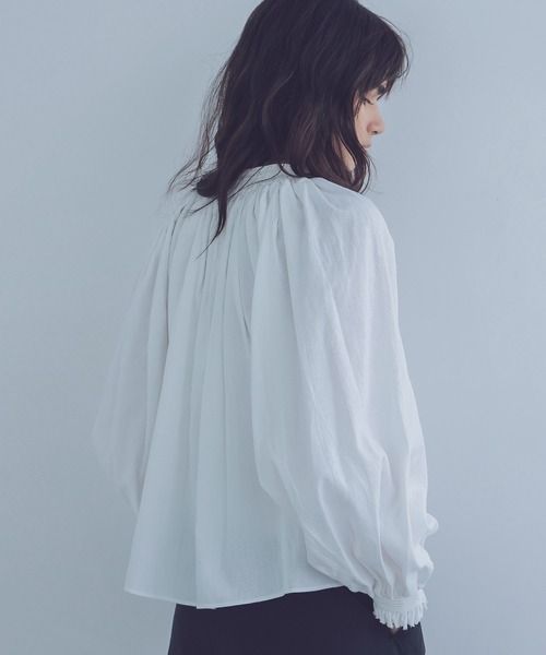 ブラウス シャツ sana / gather blouse(ギャザーブラウス) レディース sana（ファッション） ブラウス シャツ sana / gather blouse