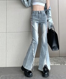 gossip!ロサンゼルス ジーンズ デニム デニムパンツ Y2K リボン