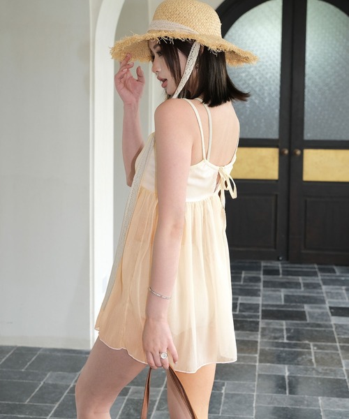 OSYAREVO（オシャレボ） 水着 水着 レディース 体型カバー ワンピース