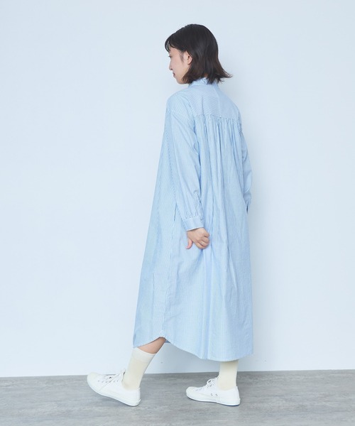 bulle de savon（ビュルデサボン） ワンピース オックス コック 長袖