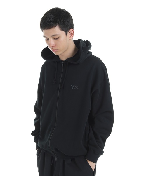 【美品】Y-3（ワイスリー） パーカー 黒 Lサイズ Y-3 パーカー FL ZIP HODDIE メンズ レディース : ZOZOTOWN Yahoo!店