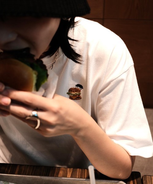 tシャツ Ｔシャツ（ＰＯＴＡＴＯ／ＢＵＲＧＥＲ） レディース CASA PICONE tシャツ Tシャツ（POTATO／BURGER