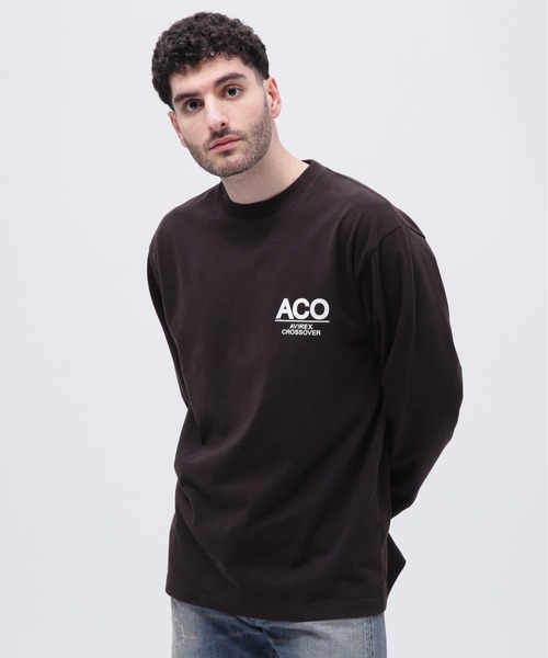 AVIREX tシャツ 「CROSSOVER」BANDANA PATCH LONGSLEEVE T-SHIRT