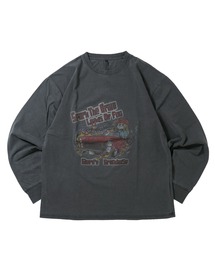 Starting Over tシャツ Pigment hard wash long sleeve T-shirt