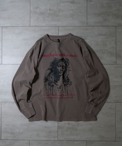 ★STONE ★トリートメント 長袖 Tシャツ Dr.STONE（ドクターストーン）_HICUL（ハイカル）オリジナル